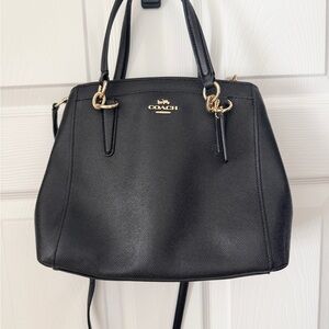 Coach Black Leather Handbag